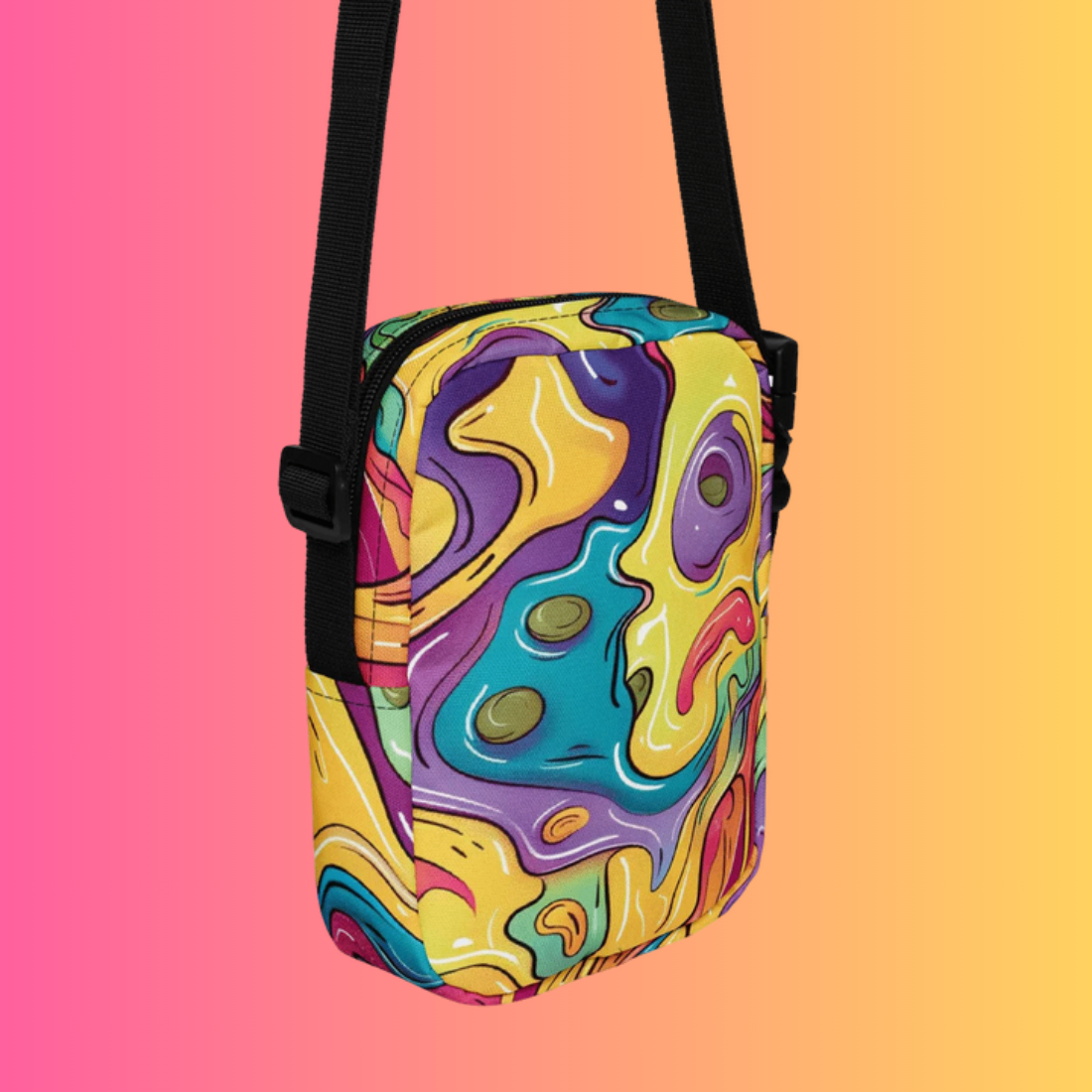 Playful Utility Crossbody Bag for Festivals