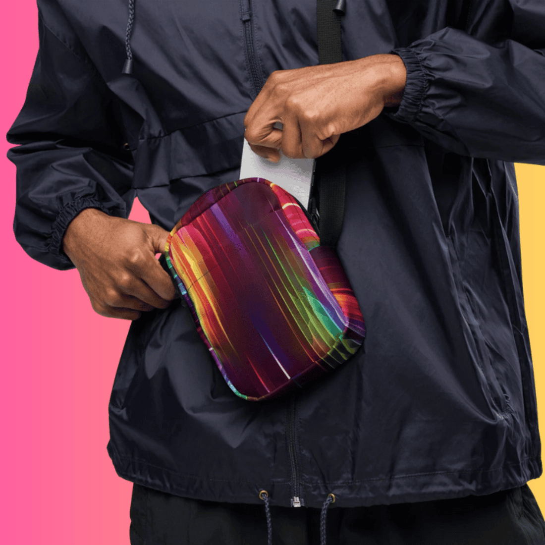 Playful Utility Crossbody Bag for Festivals