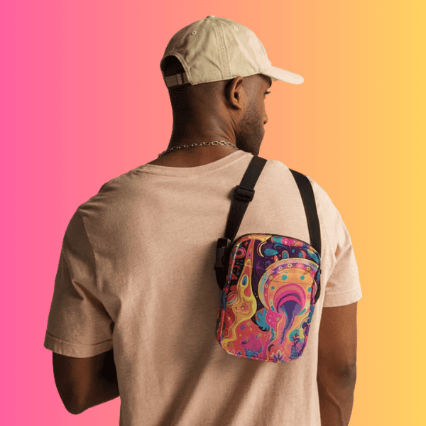 Psychedelic Rave Crossbody Bag – Perfect for Festivals