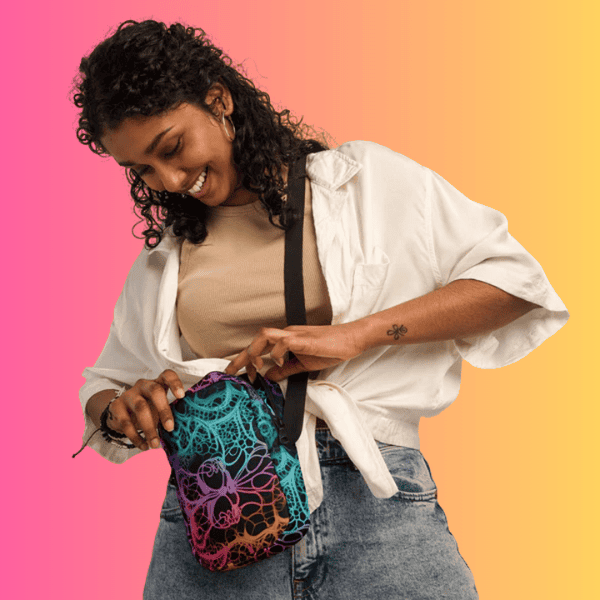 Playful Utility Crossbody Bag for Festivals