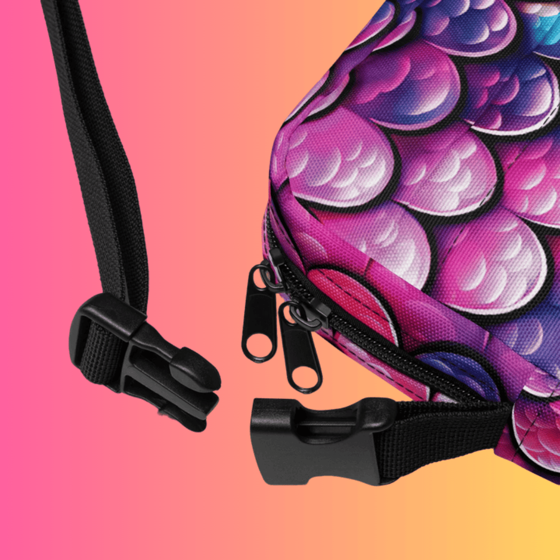 Trendy Utility Crossbody Bag for Festivals & Raves