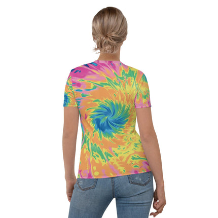 Vibrant Tie-Dye Festival T-Shirt for Women