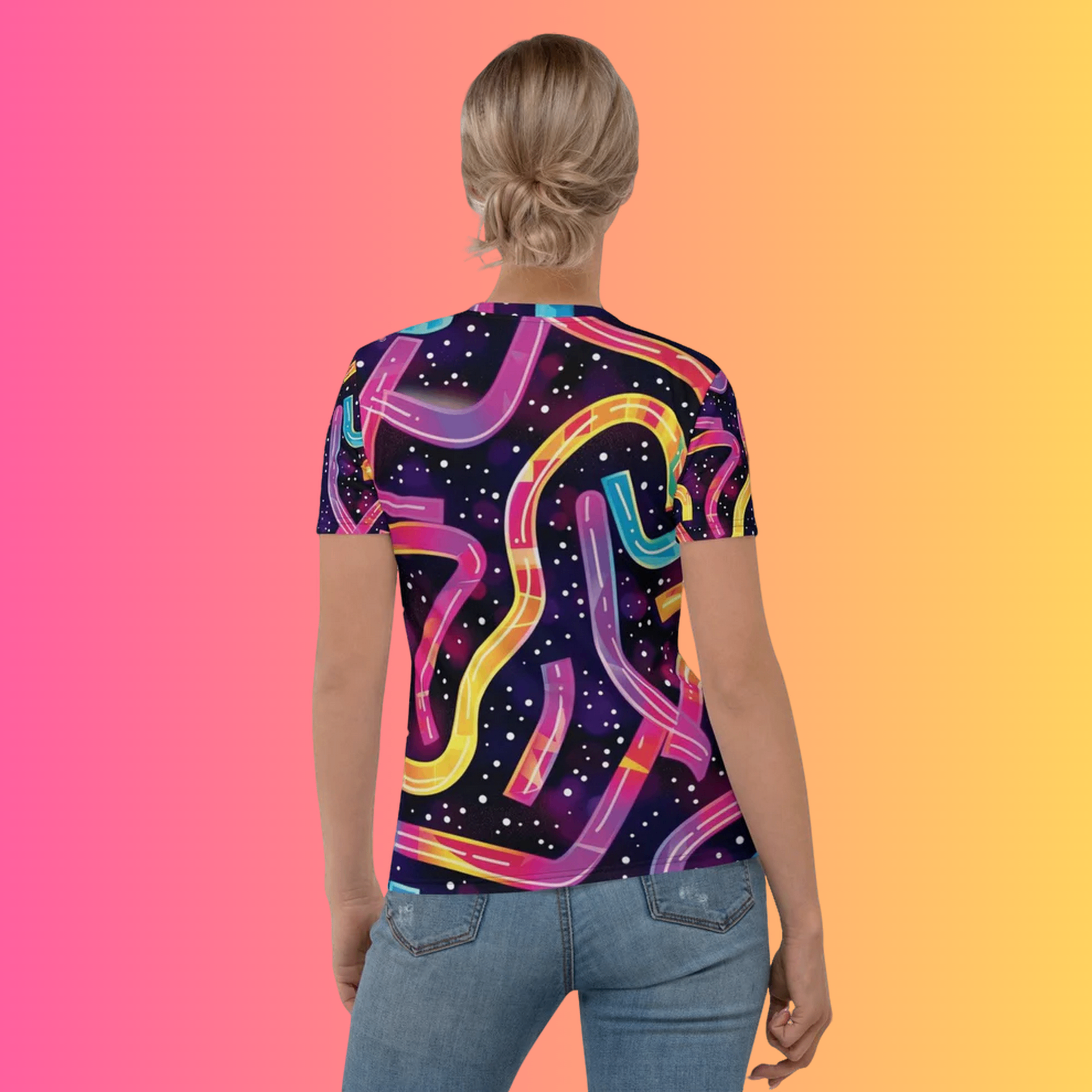 Vibrant Abstract Festival Women's T-shirt