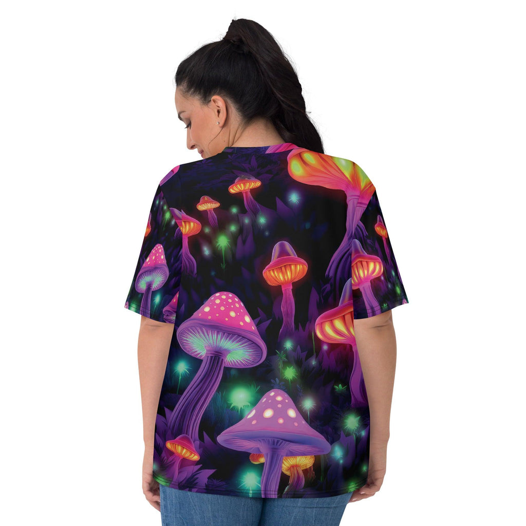 Vibrant Mushroom Festival T-shirt for Women