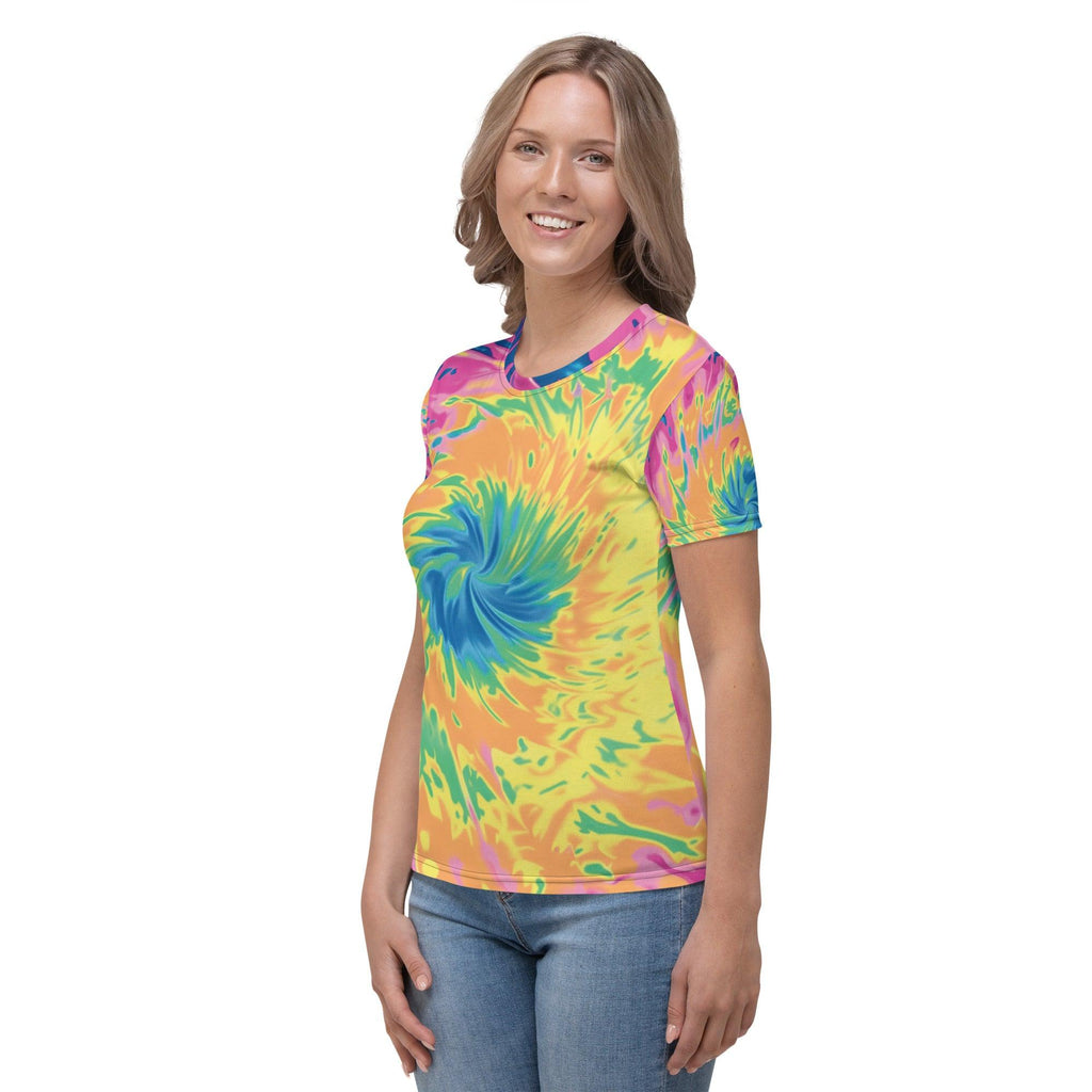 Vibrant Tie-Dye Festival T-Shirt for Women