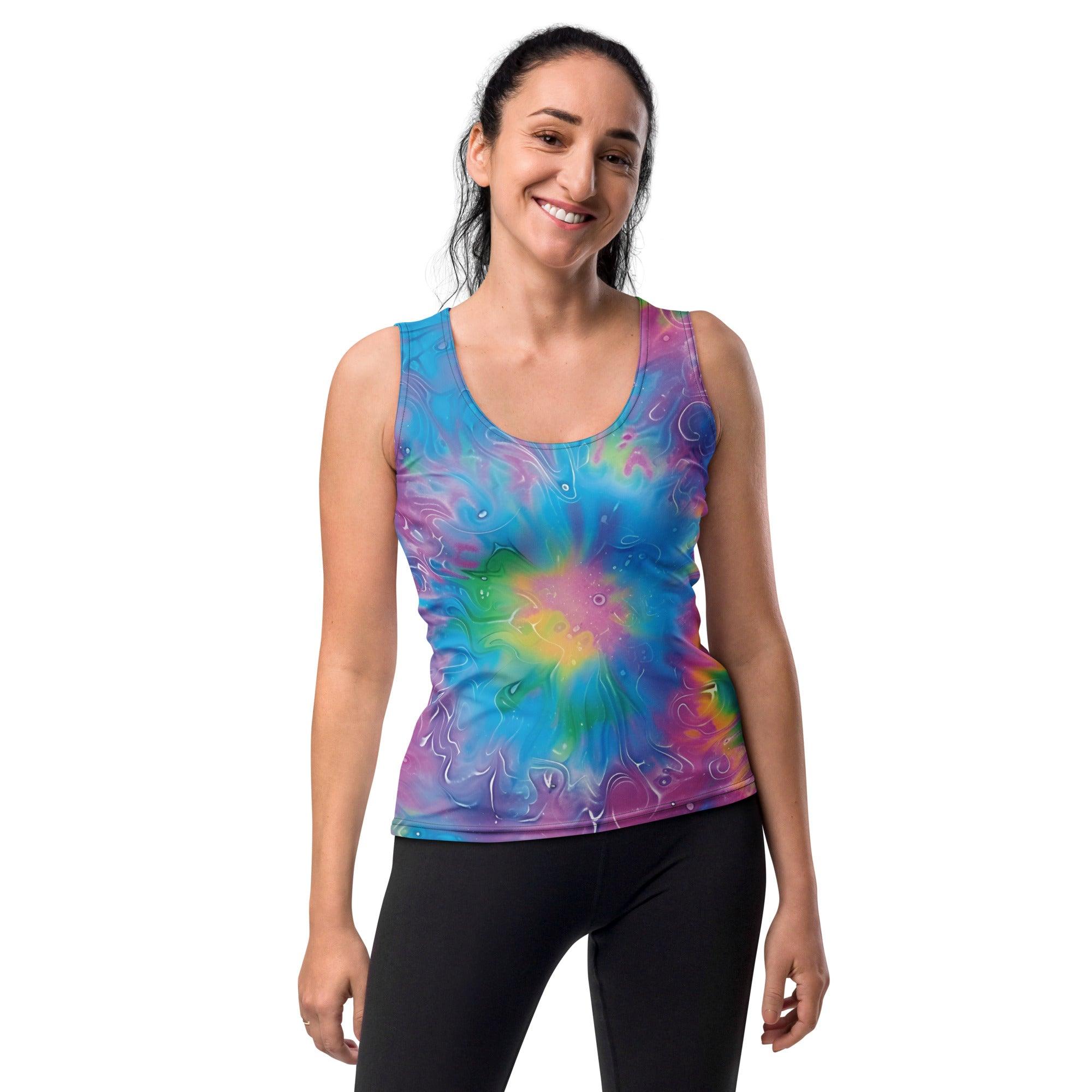 Vibrant Tie-Dye Festival Tank Top