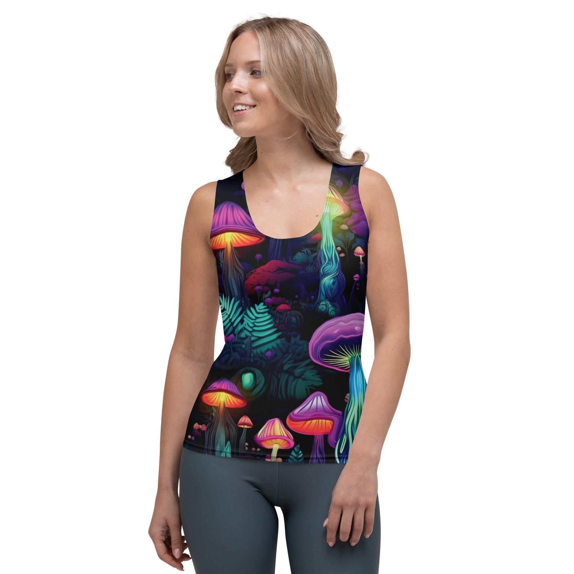 Trippy Mushroom Festival Tank Top