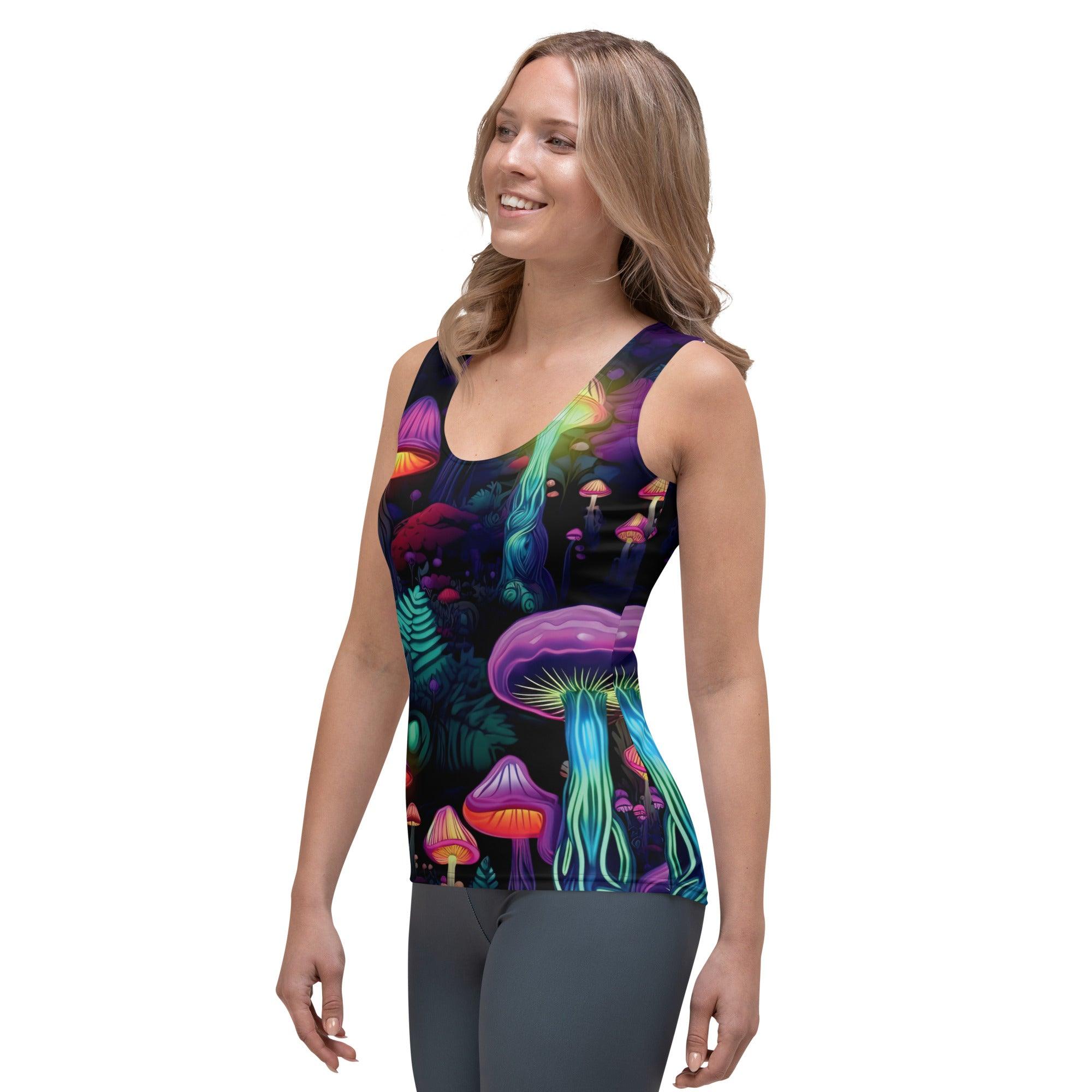 Trippy Mushroom Festival Tank Top