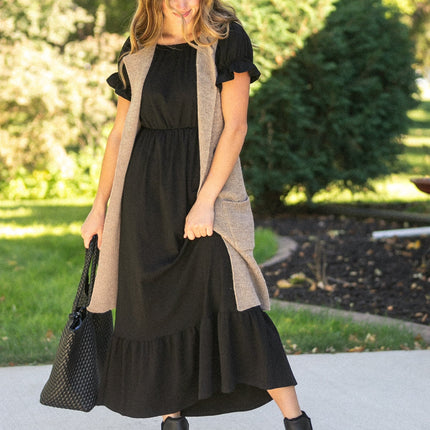 Amy Puff Sleeve Maxi Dress - FINAL SALE