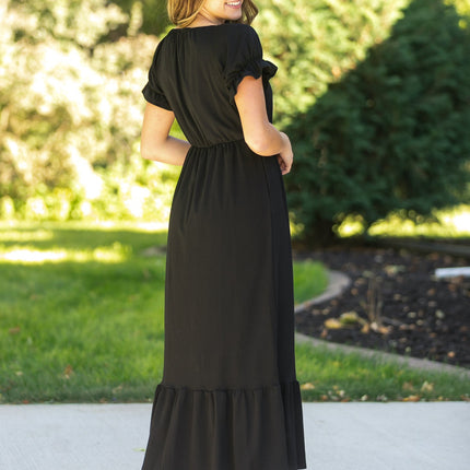 Amy Puff Sleeve Maxi Dress - FINAL SALE