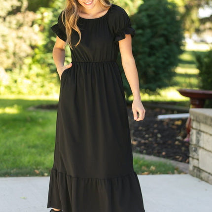 Amy Puff Sleeve Maxi Dress - FINAL SALE