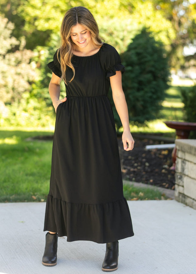 Amy Puff Sleeve Maxi Dress - FINAL SALE
