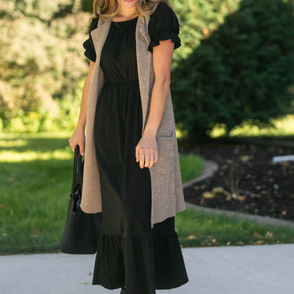 Amy Puff Sleeve Maxi Dress - FINAL SALE