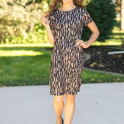 Annabella Shift Midi Dress - FINAL SALE