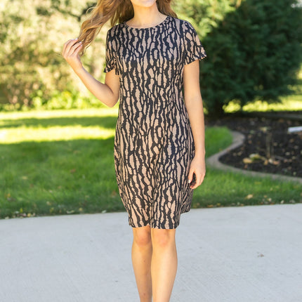 Annabella Shift Midi Dress - FINAL SALE
