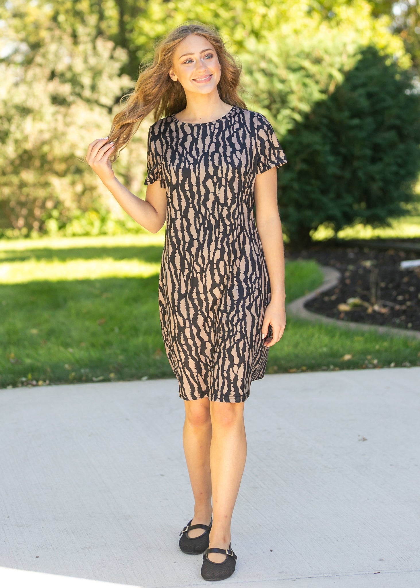 Annabella Shift Midi Dress - FINAL SALE