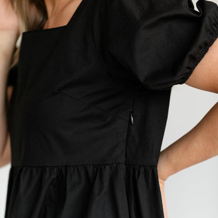 Ava Square Neck Midi Dress - FINAL SALE