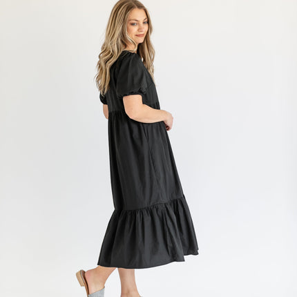 Ava Square Neck Midi Dress - FINAL SALE