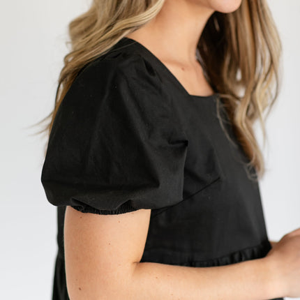 Ava Square Neck Midi Dress - FINAL SALE