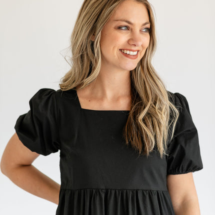 Ava Square Neck Midi Dress - FINAL SALE