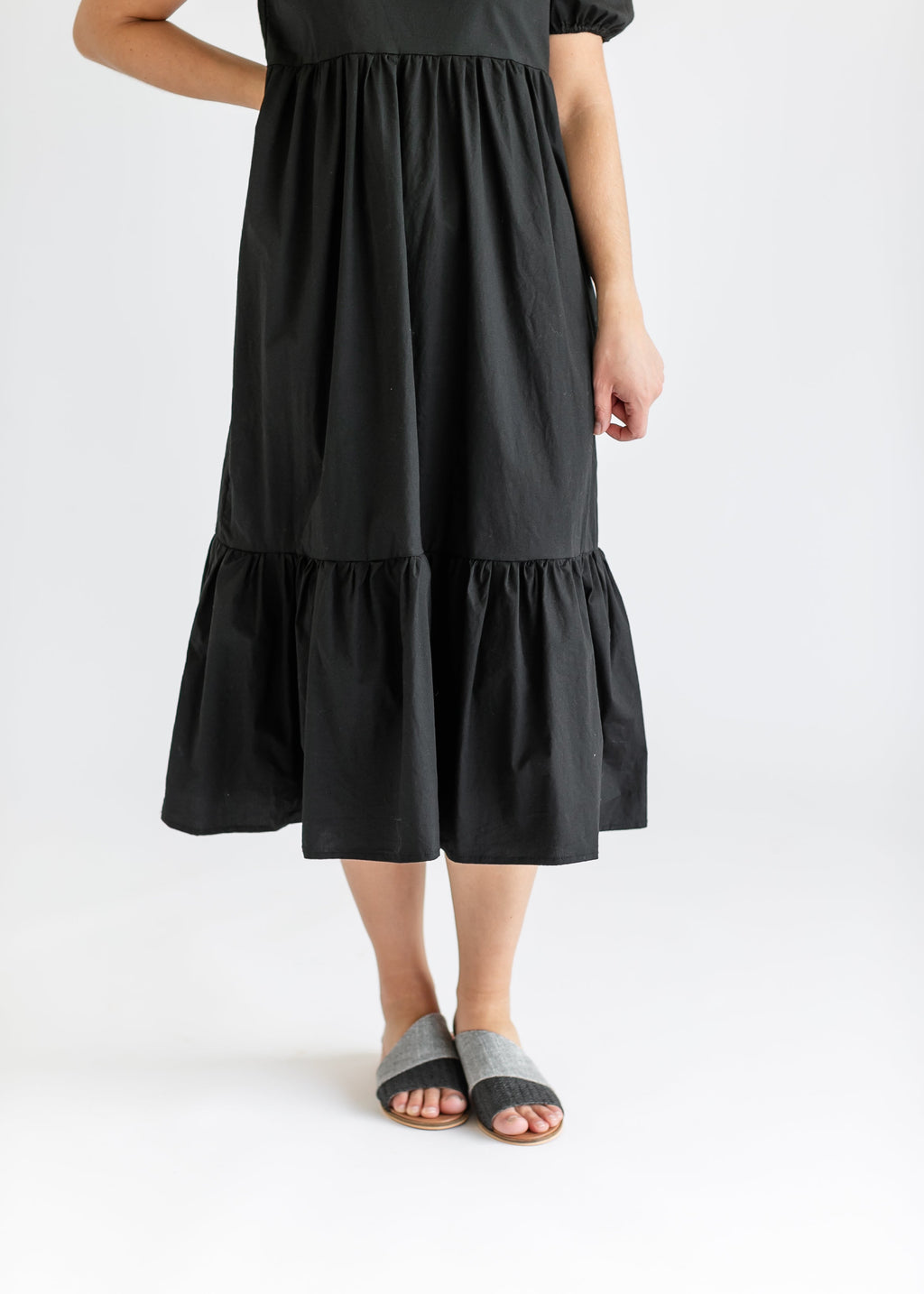 Ava Square Neck Midi Dress - FINAL SALE