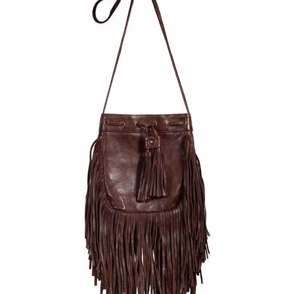 Scully Western Cascade Fringe Bucket Bag - Women's Handbag