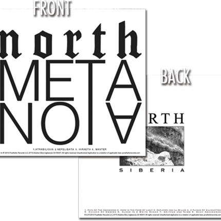 North "Metanoia/Siberia" CD