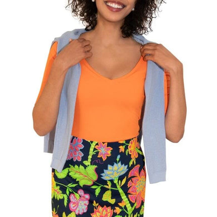 Blue & Green Skort