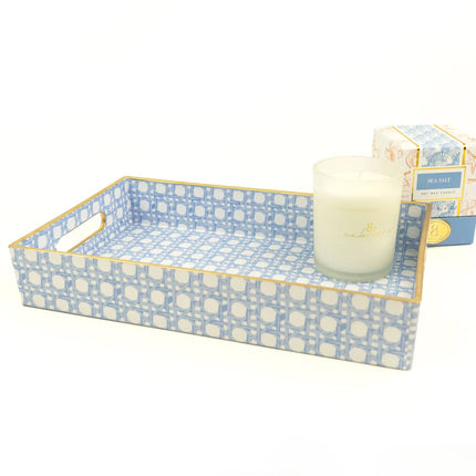 Blue/White Vanity Tray