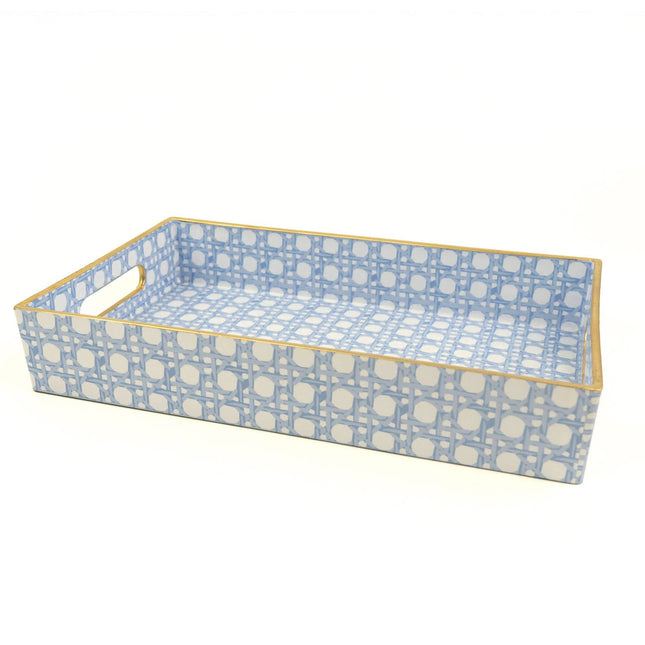 Blue/White Vanity Tray