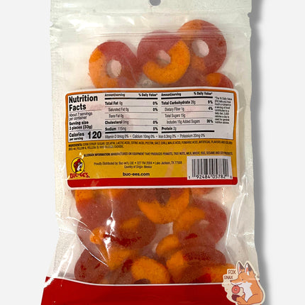 Buc-ee's Chamoy Peach Rings