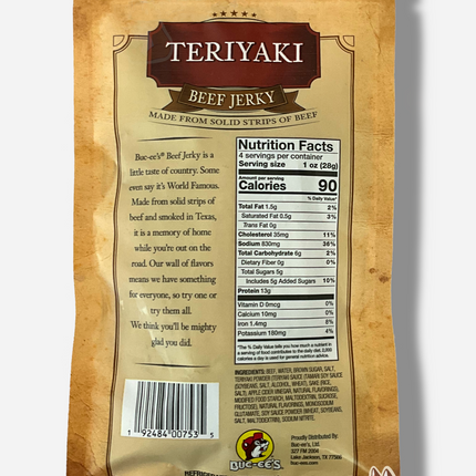 Buc-ee's Teriyaki Beef Jerky