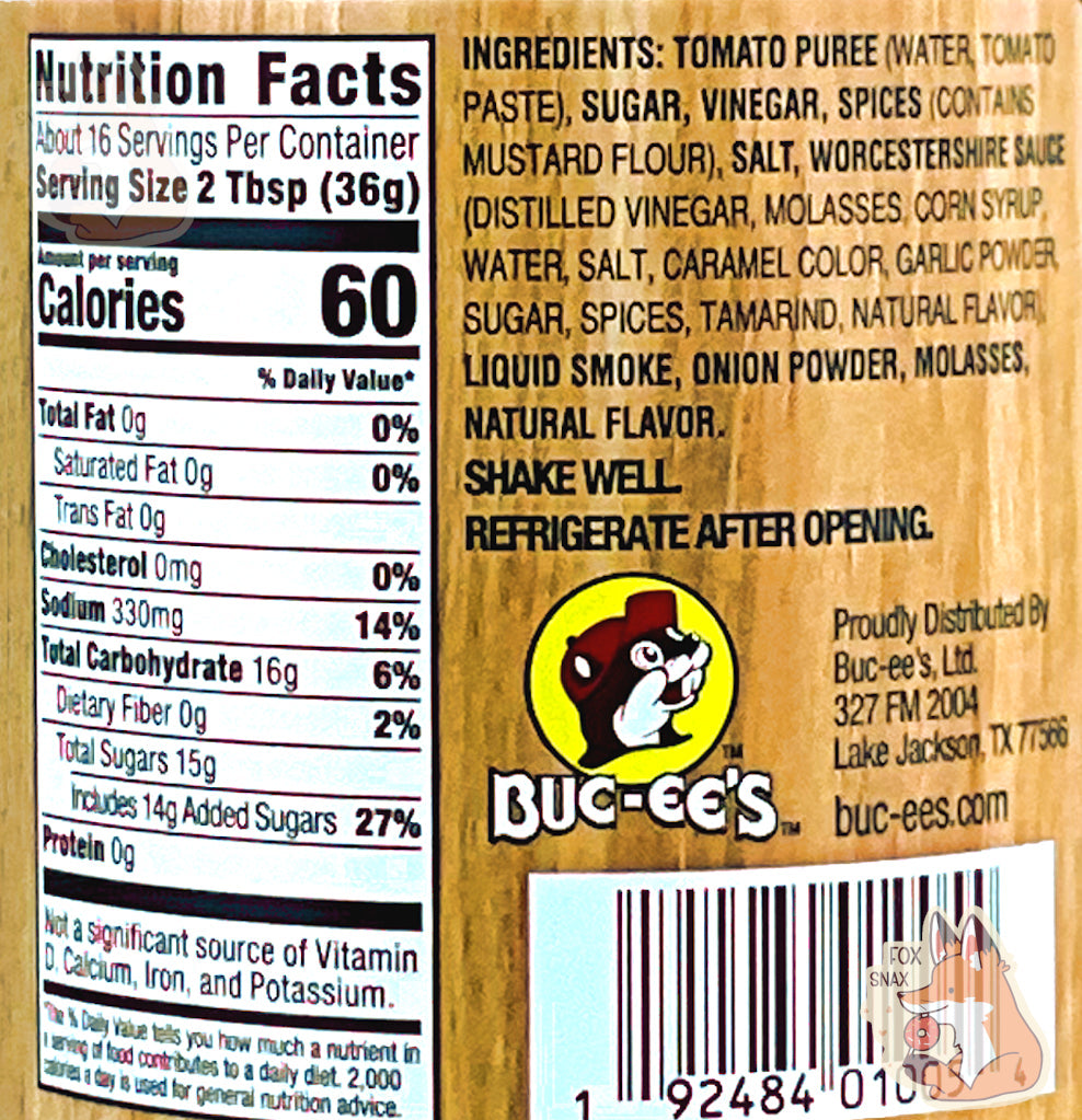 Buc-ee's Original BBQ Sauce
