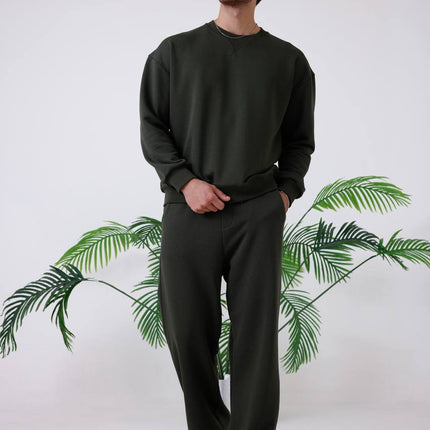 Unisex Baggy Fit Oversize Sweatshirt & Jogger Set - Heavyweight Tracksuit