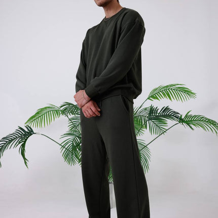 Unisex Baggy Fit Oversize Sweatshirt & Jogger Set - Heavyweight Tracksuit