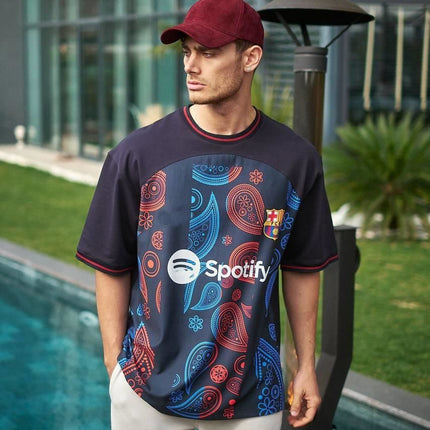 Barcelona Logo Oversized T-Shirt