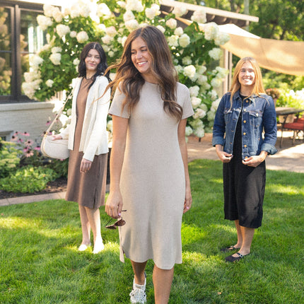 Baylor Ribbed T-Shirt Dress