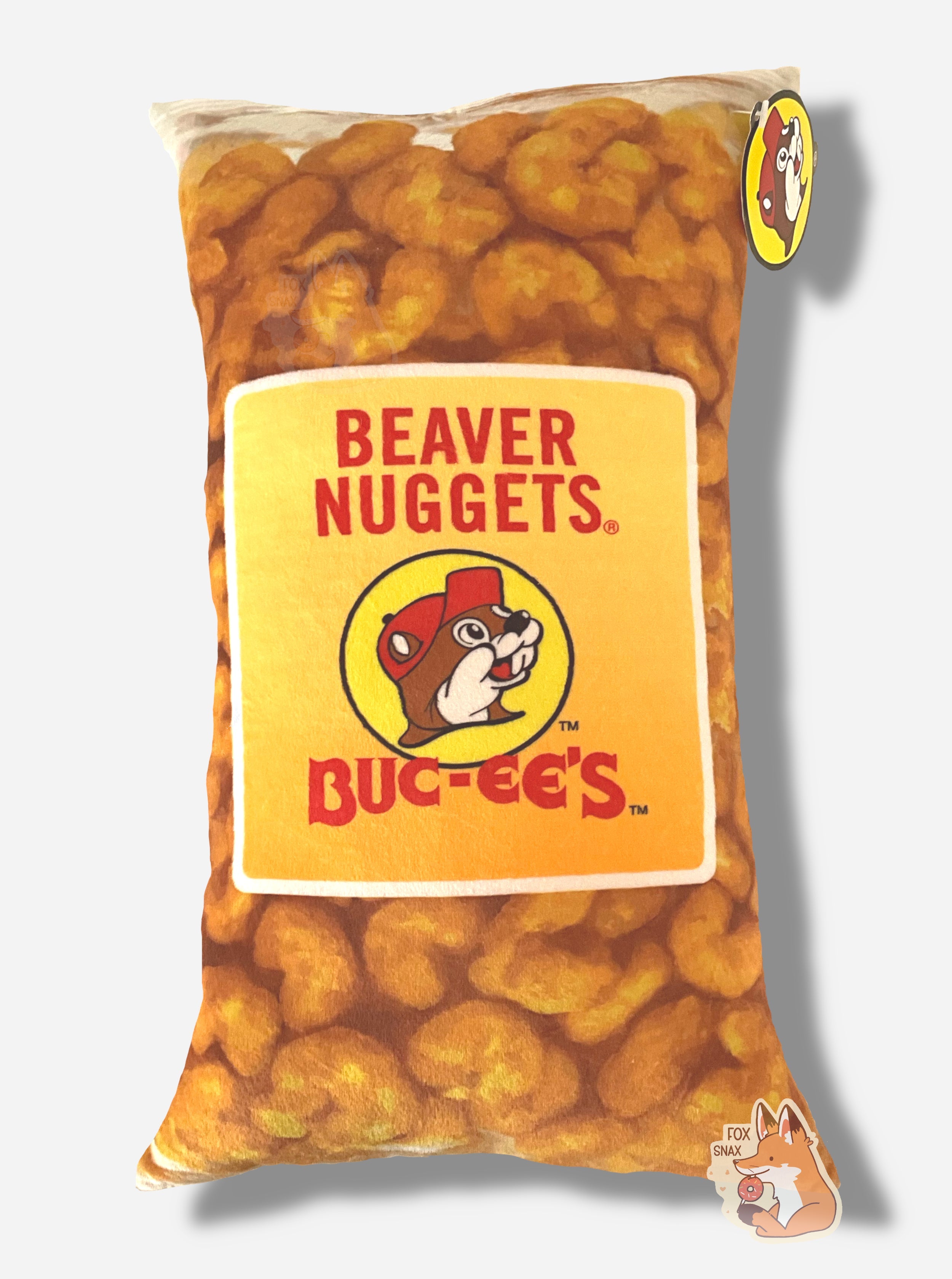 Buc-ee's Beaver Nuggets Pillow