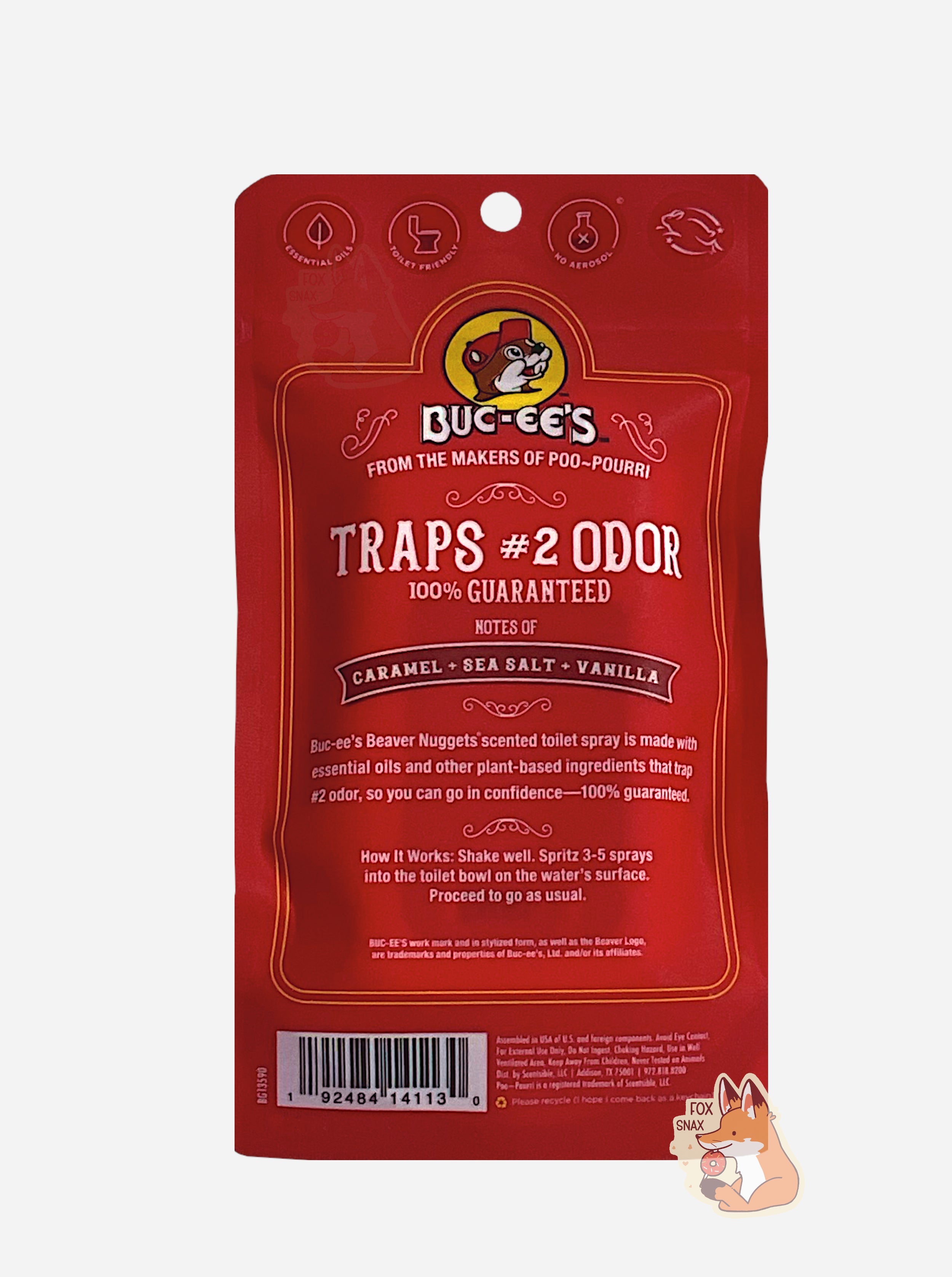 Buc-ee's Poo~Pourri Beaver Nuggets Pocket Toilet Sprayer