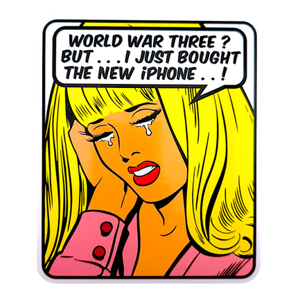 Ben Frost World War 3? Sticker