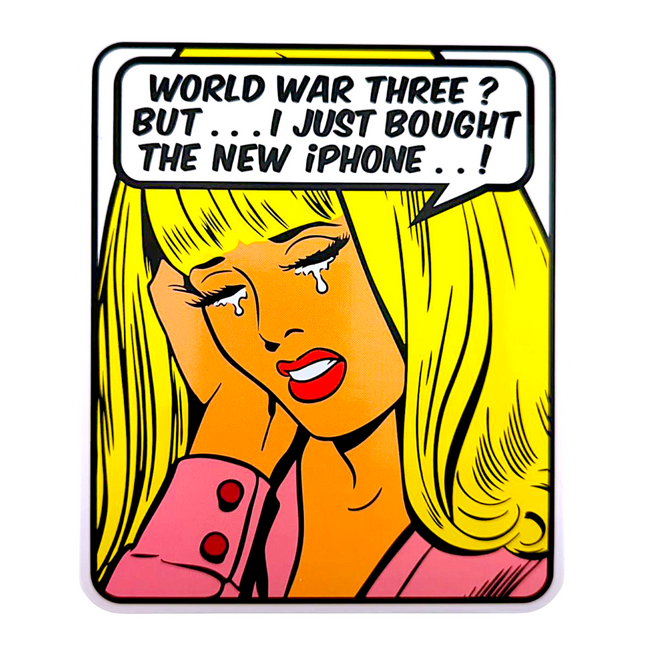 Ben Frost World War 3? Sticker