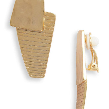 Clip On Overlapped Earring