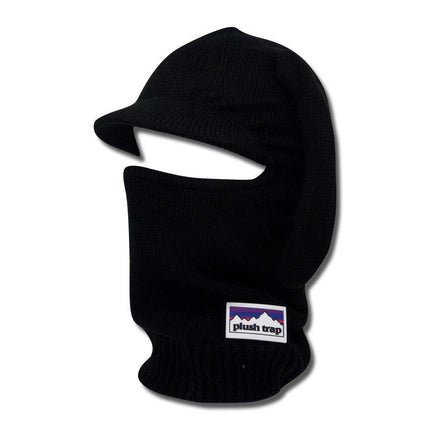 Black Brim 1-Hole Balaclava – Sleek Ski Mask for Streetwear, Winter Sports & Tactical Gear