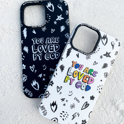 Black You Are Loved By God Phone Case