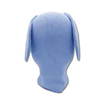 Blue Bunski 3-Hole Balaclava – Baby Blue Bunny Ear Ski Mask for Kawaii Fashion & Winter Sports