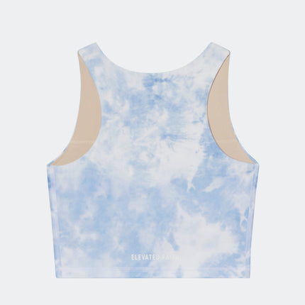 Blue Tie-Dye Bra Tank