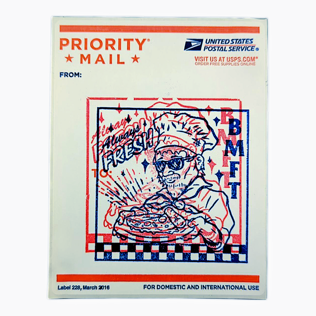 BMFT Always Fresh Red & Blue Sticker