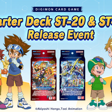 Digimon Card Game: Starter Deck ST-20 & ST-21