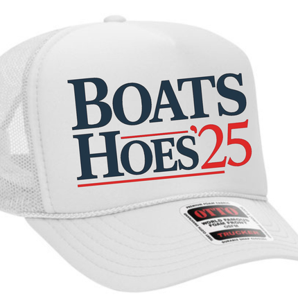 Boats and Hoes '25 Adult Otto Foam Trucker Hat