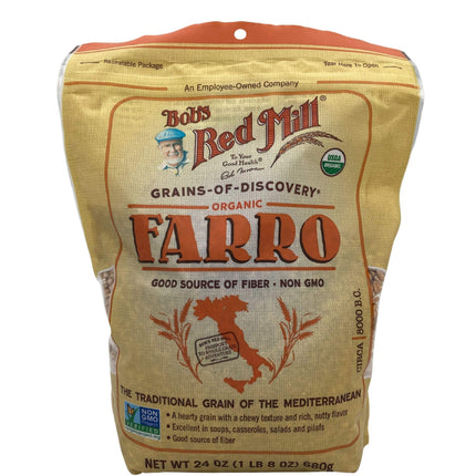 Farro Grain, Organic, Bob's Red Mill